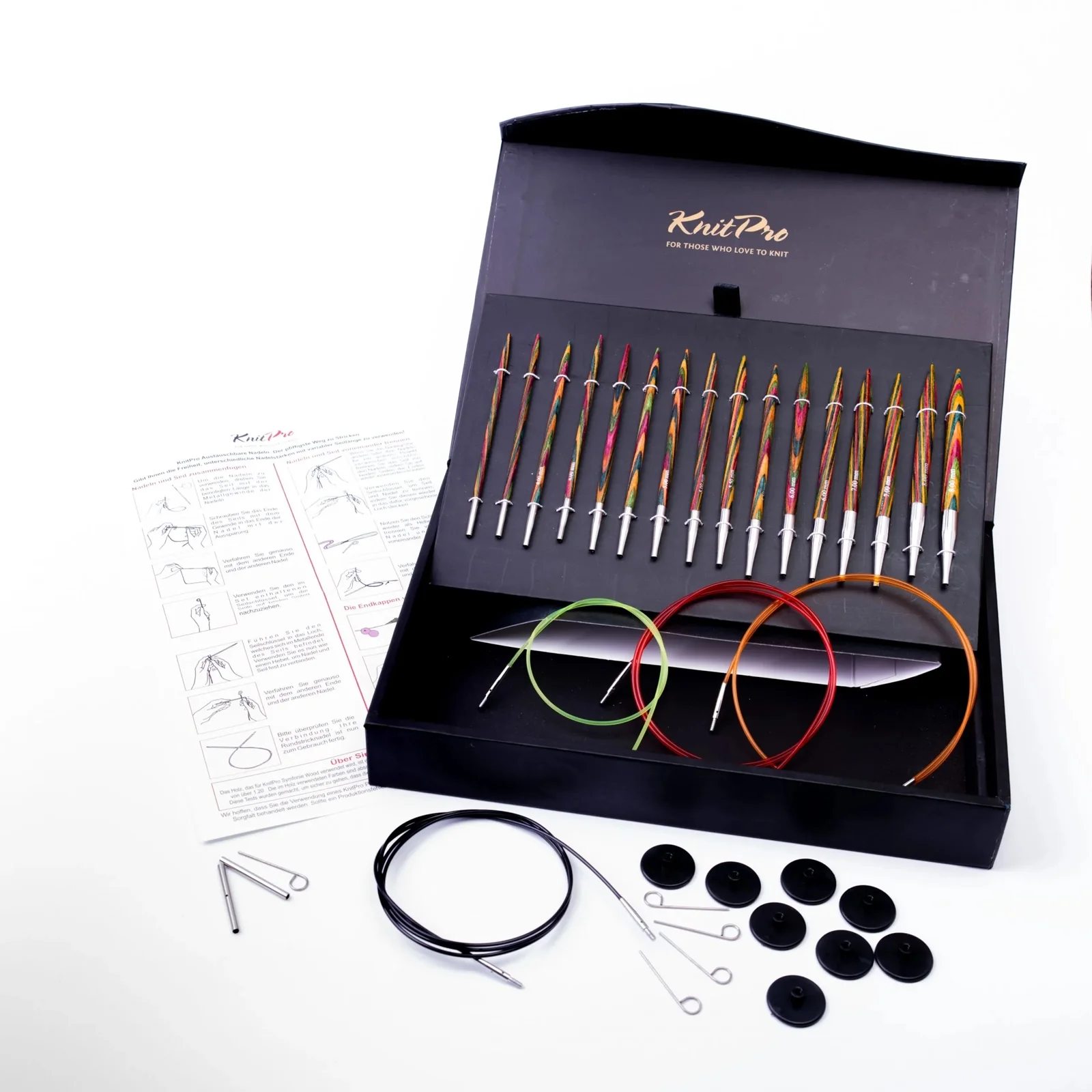 KnitPro Set austauschbare Nadelspitzen Symfonie 3,5-8mm
