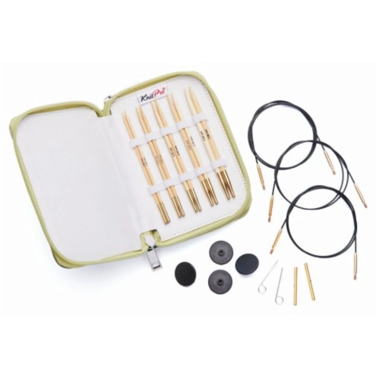 KnitPro Set Starter auswechselbare Nadelspitzen bamboo 5 Paar 3-5mm