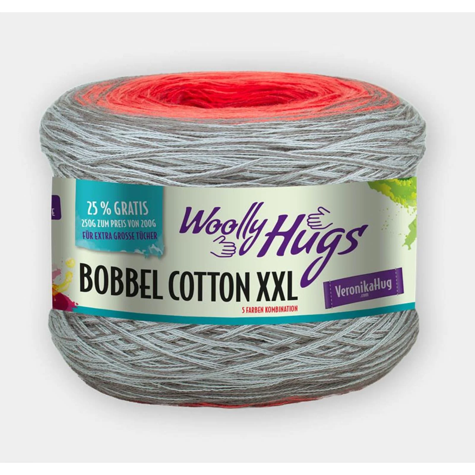 Woolly Hugs Bobbel Cotton XXL 250 g - Image 8