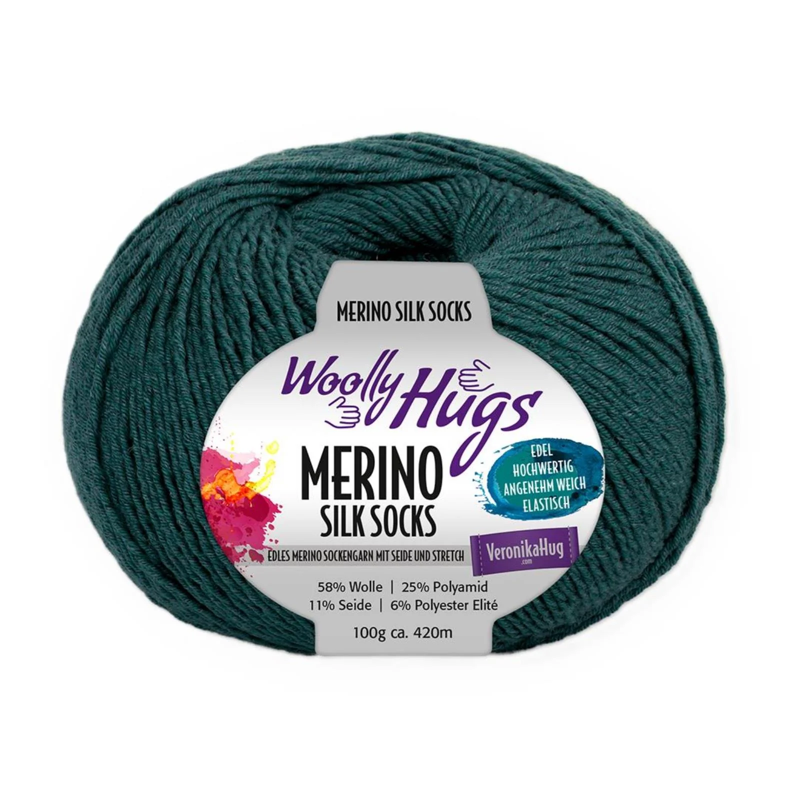 Woolly Hugs Merino Silk Socks 100 g - Image 11