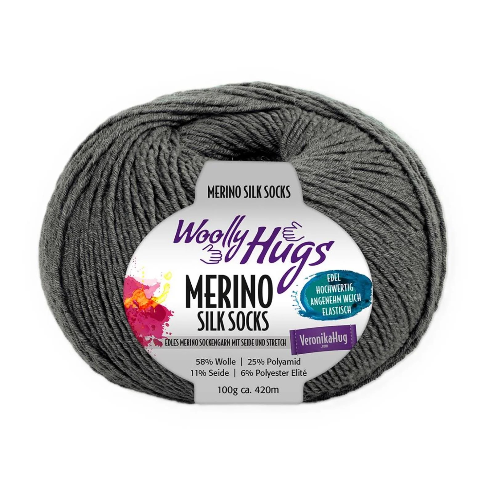 Woolly Hugs Merino Silk Socks 100 g - Image 13