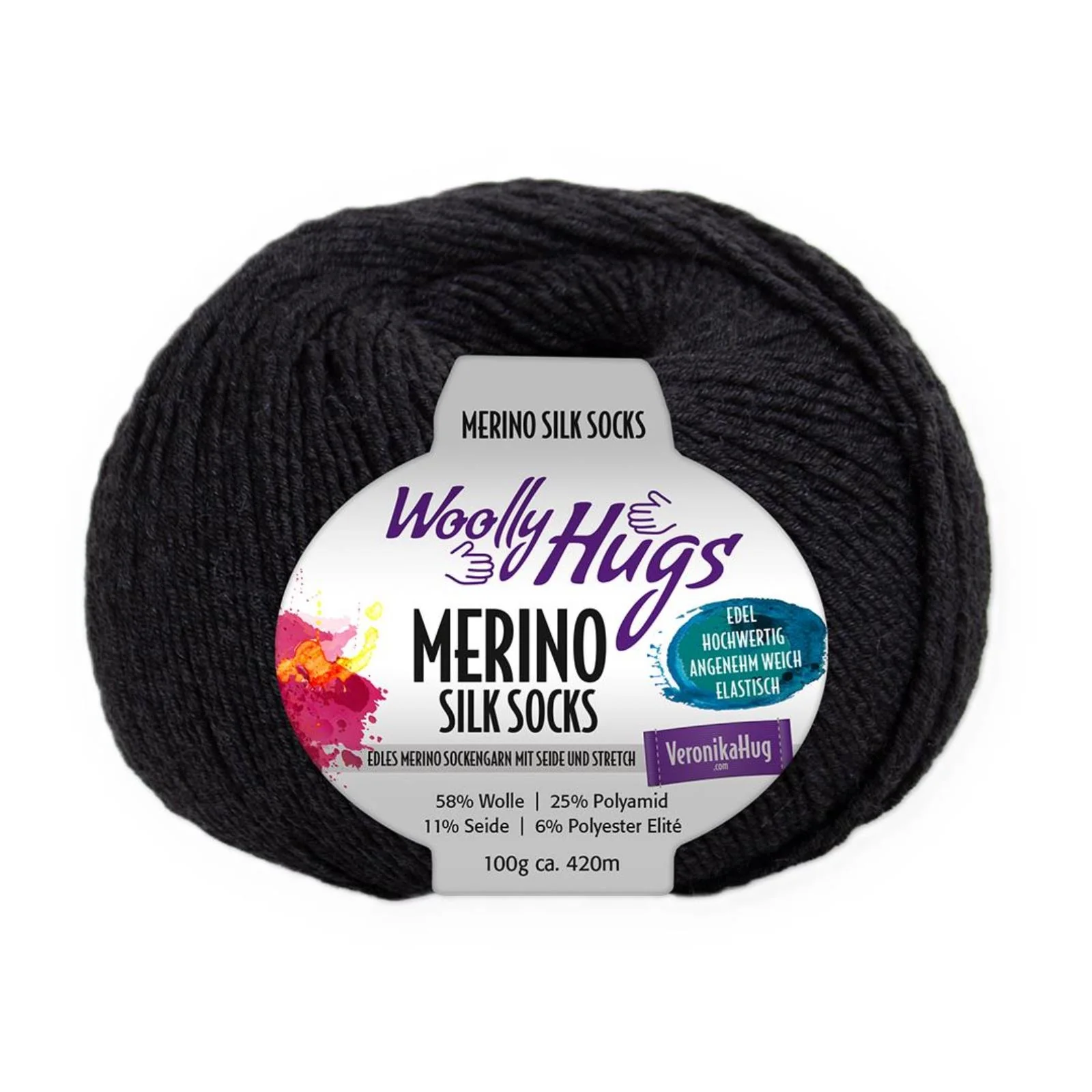 Woolly Hugs Merino Silk Socks 100 g - Image 14