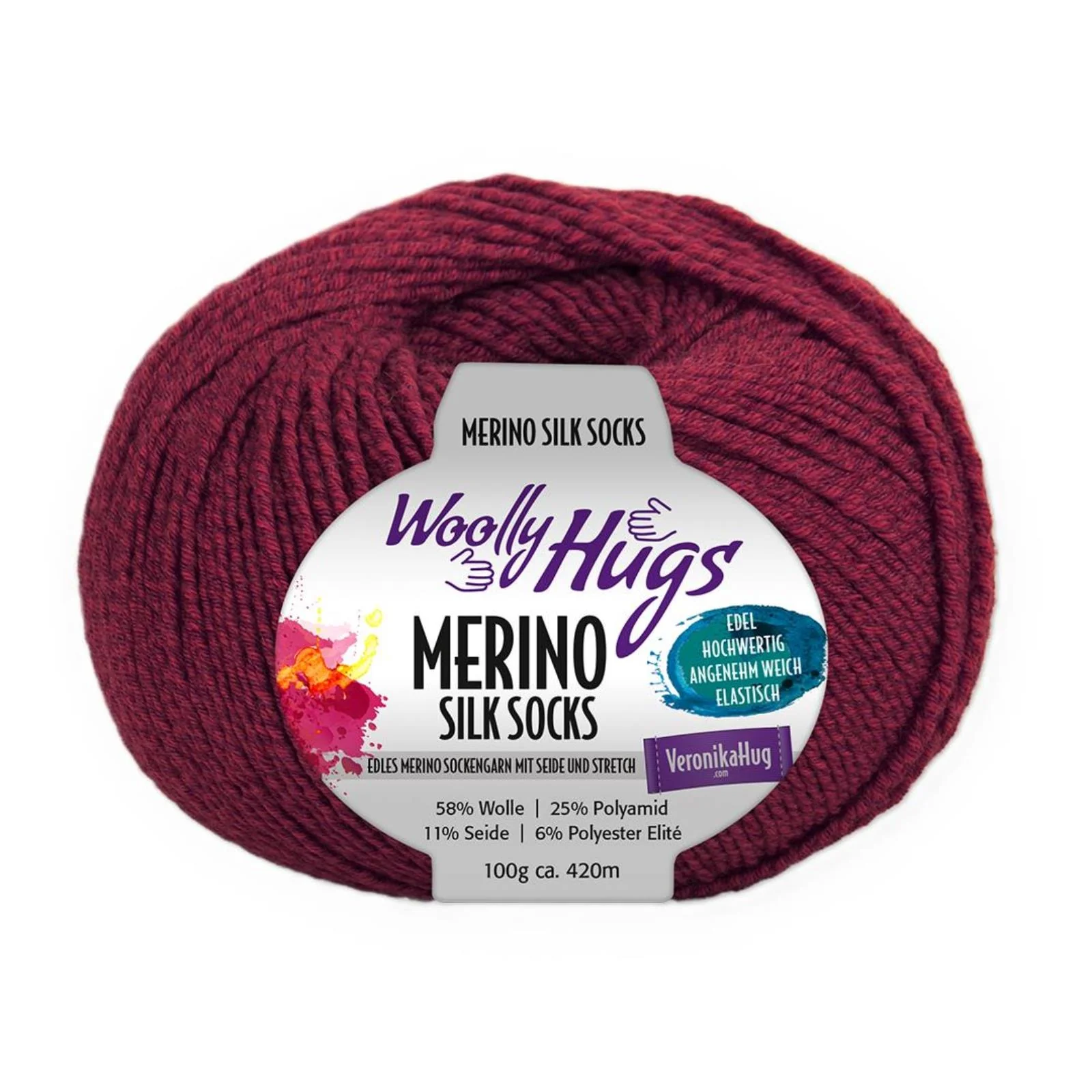 Woolly Hugs Merino Silk Socks 100 g - Image 6