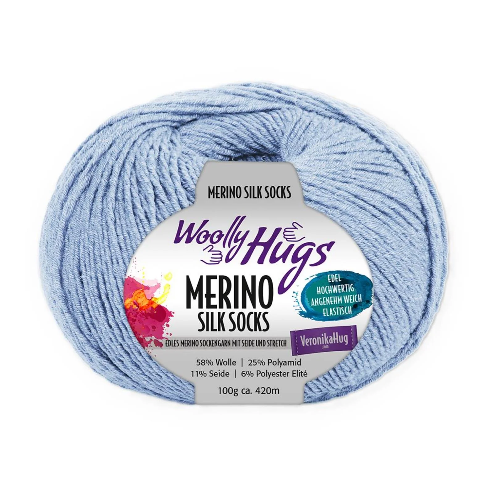 Woolly Hugs Merino Silk Socks 100 g - Image 9