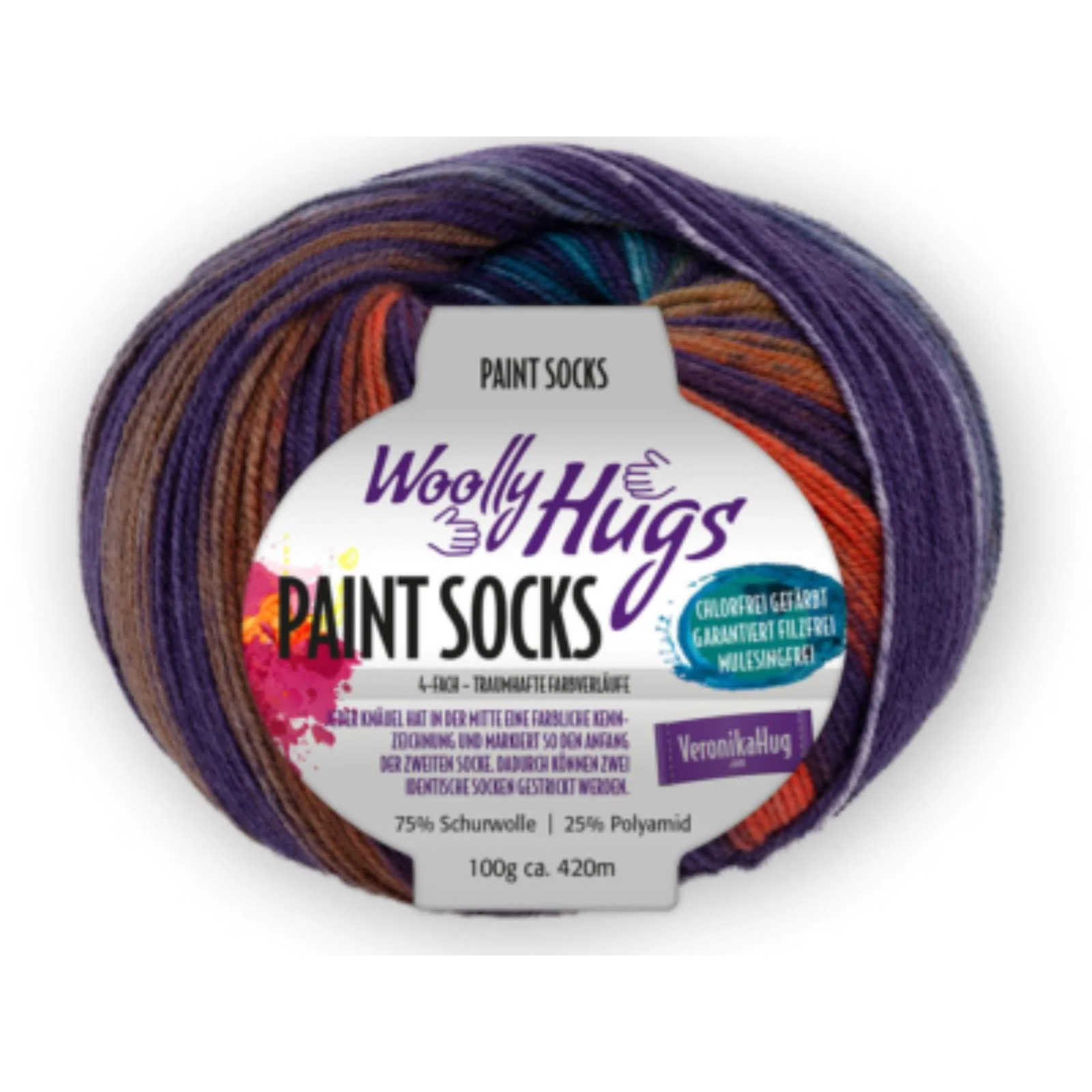 Woolly Hugs Paint Socks 100 g - Image 12