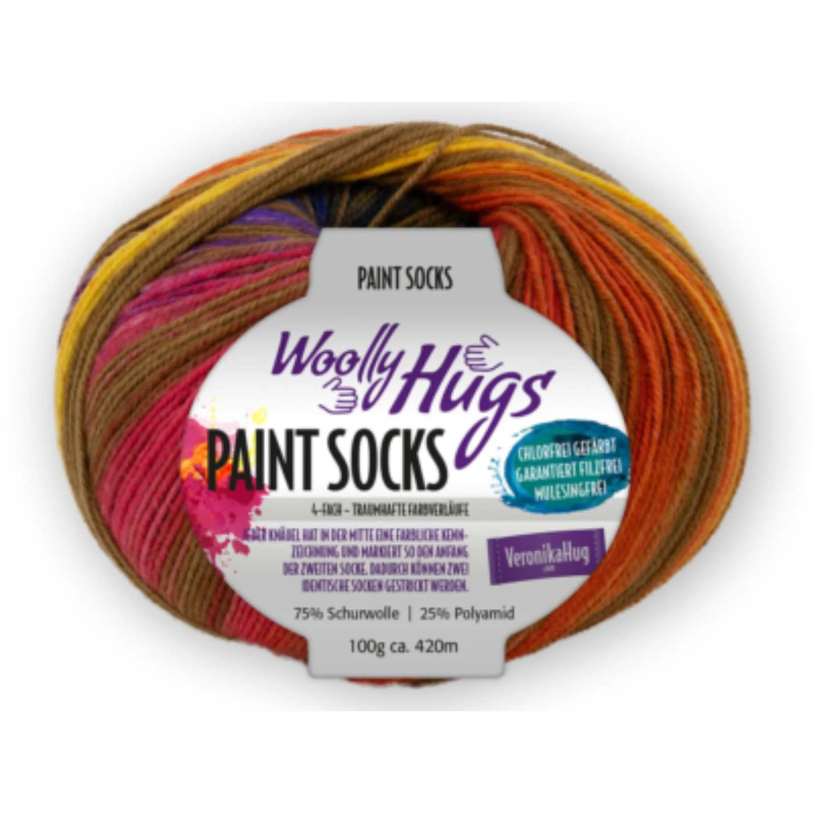 Woolly Hugs Paint Socks 100 g - Image 13