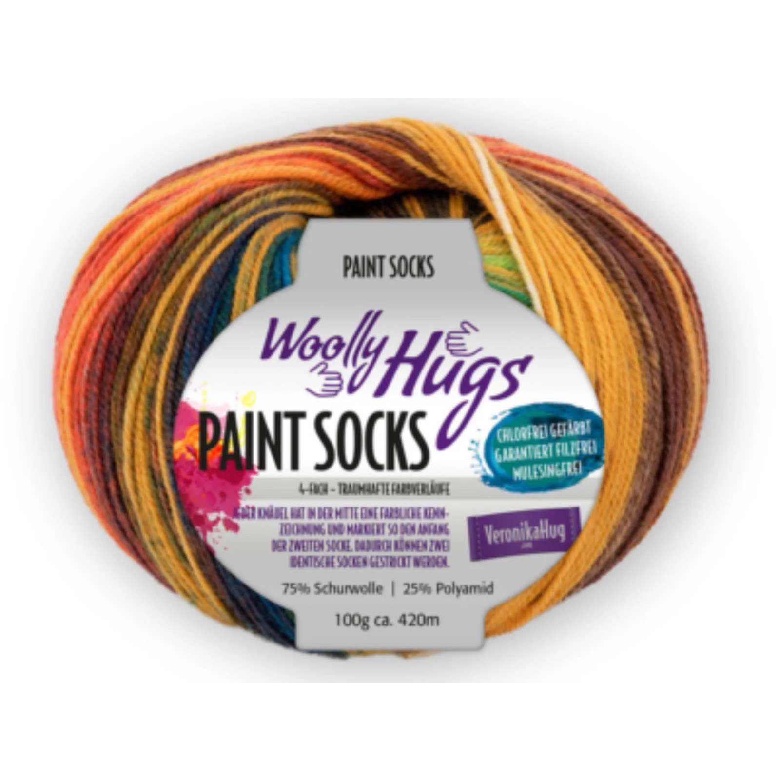 Woolly Hugs Paint Socks 100 g - Image 14