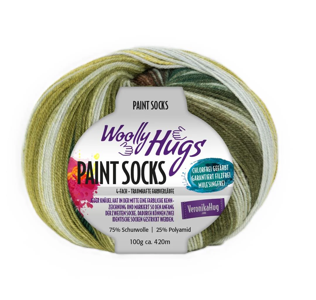 Woolly Hugs Paint Socks 100 g - Image 7