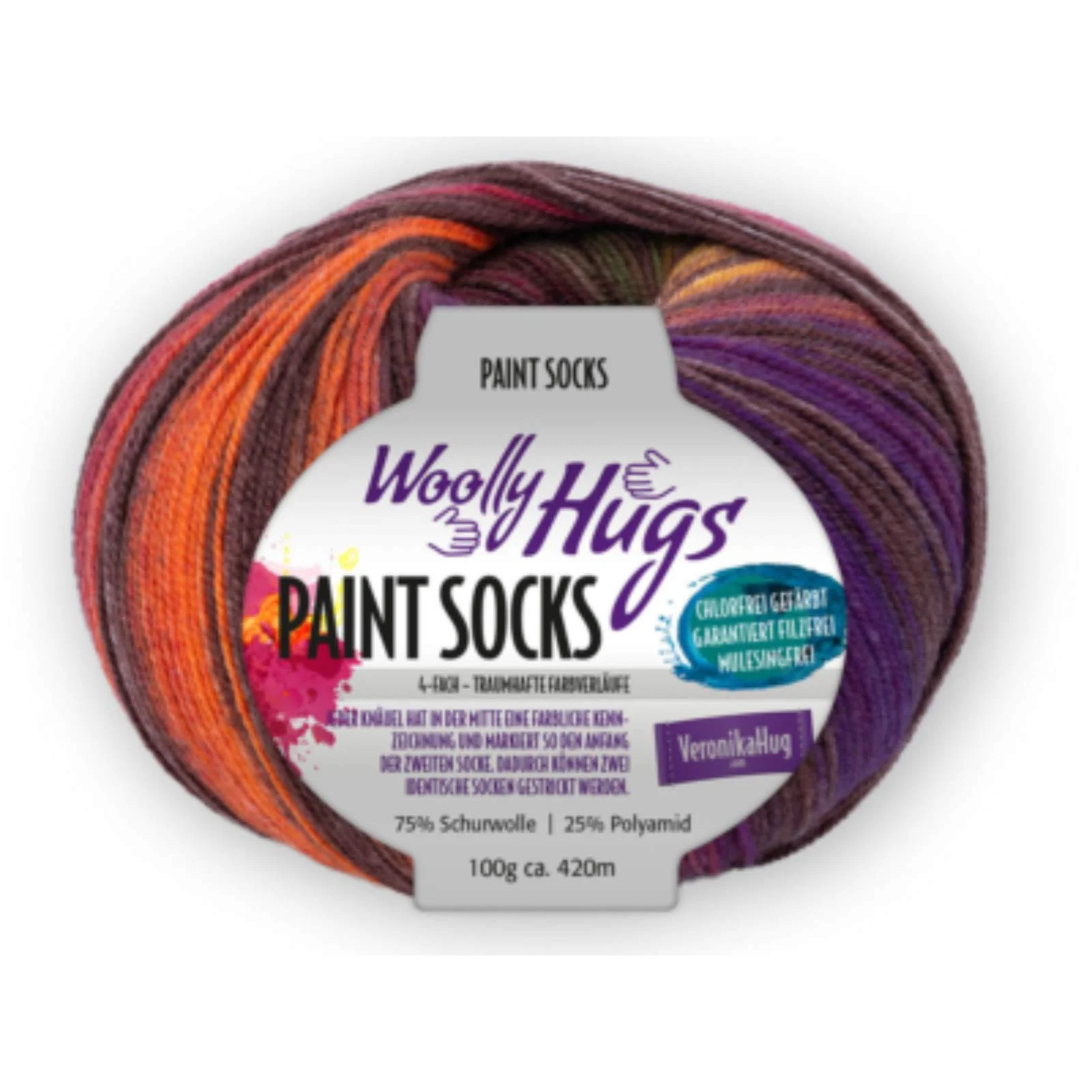 Woolly Hugs Paint Socks 100 g - Image 8
