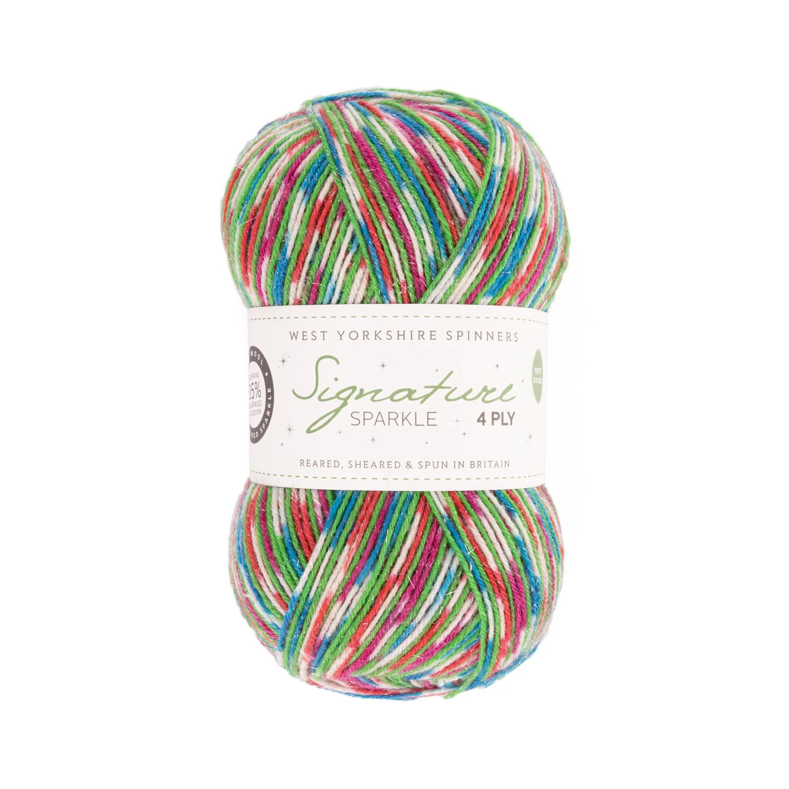 West Yorkshire Spinners Signature 4ply - Sparkle 100g - Image 3