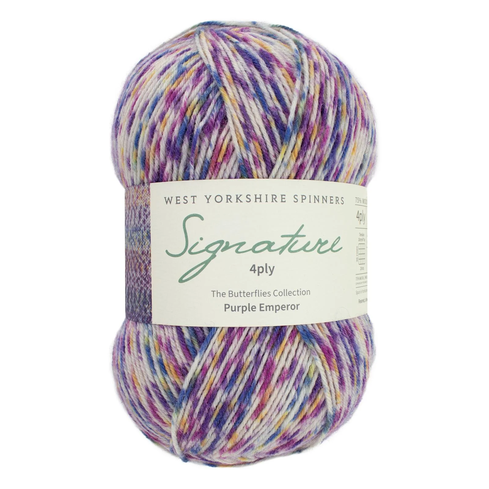 West Yorkshire Spinners Signature 4ply - Butterflies 100g - Image 4