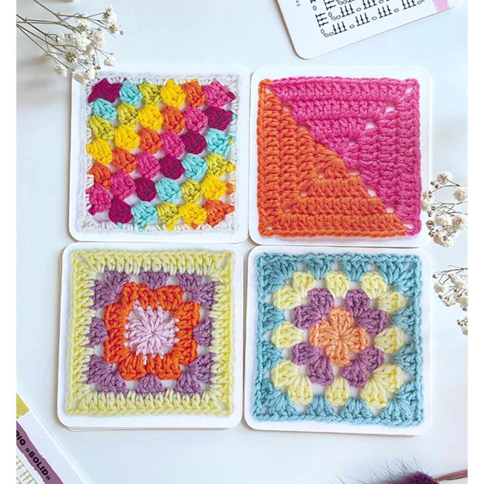 Granny Square Häkel-Karten, 50x häkeln (DE) - Image 4
