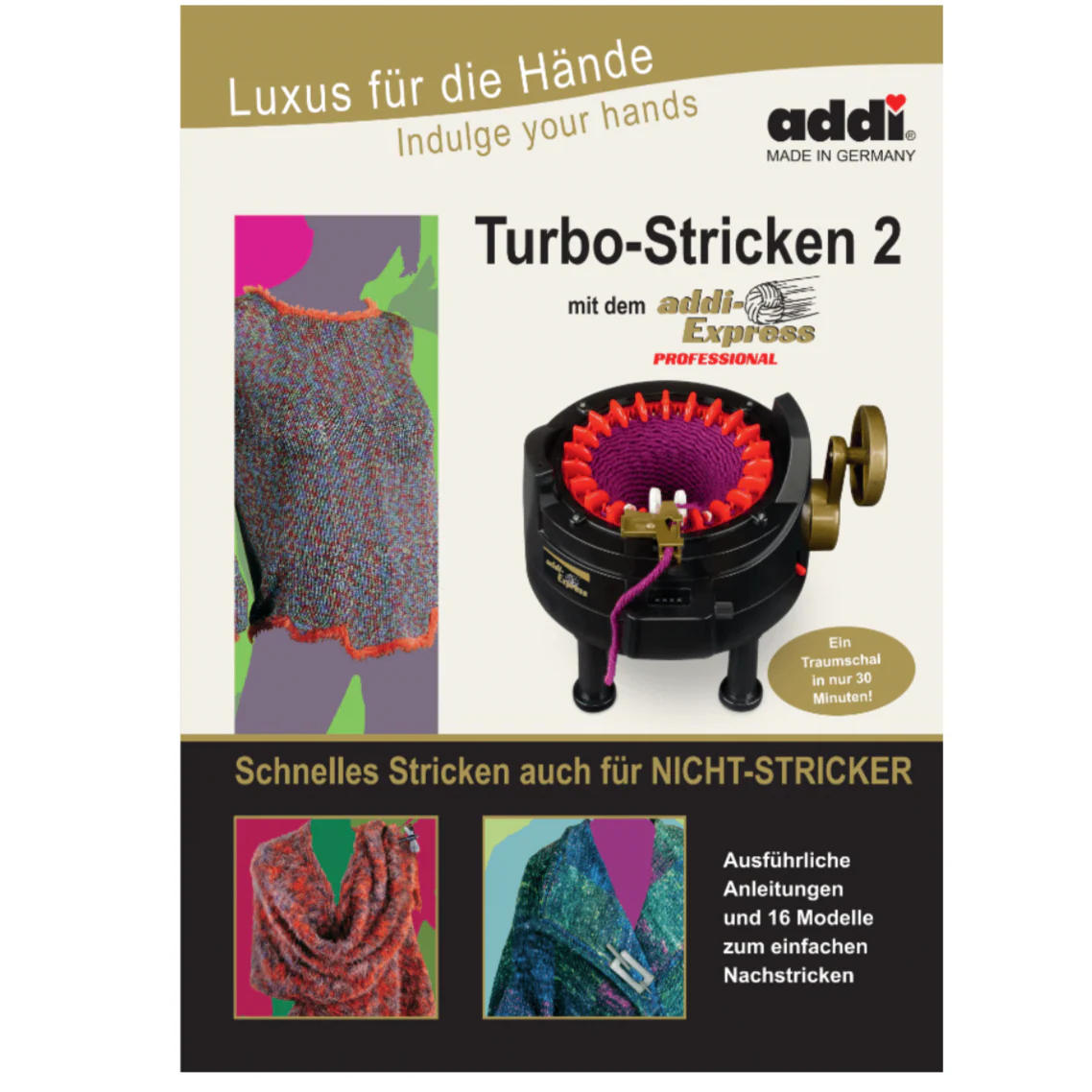 Addi-Express Strickbuch Turbo-Stricken 2 (DE, EN, FR)