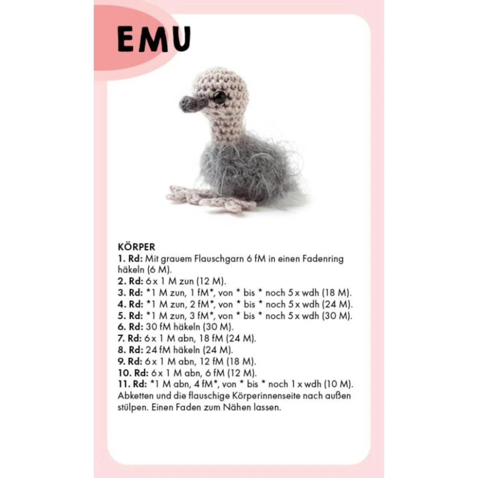 50 Mini-Amigurumis – Das Kartenset (DE) - Image 13