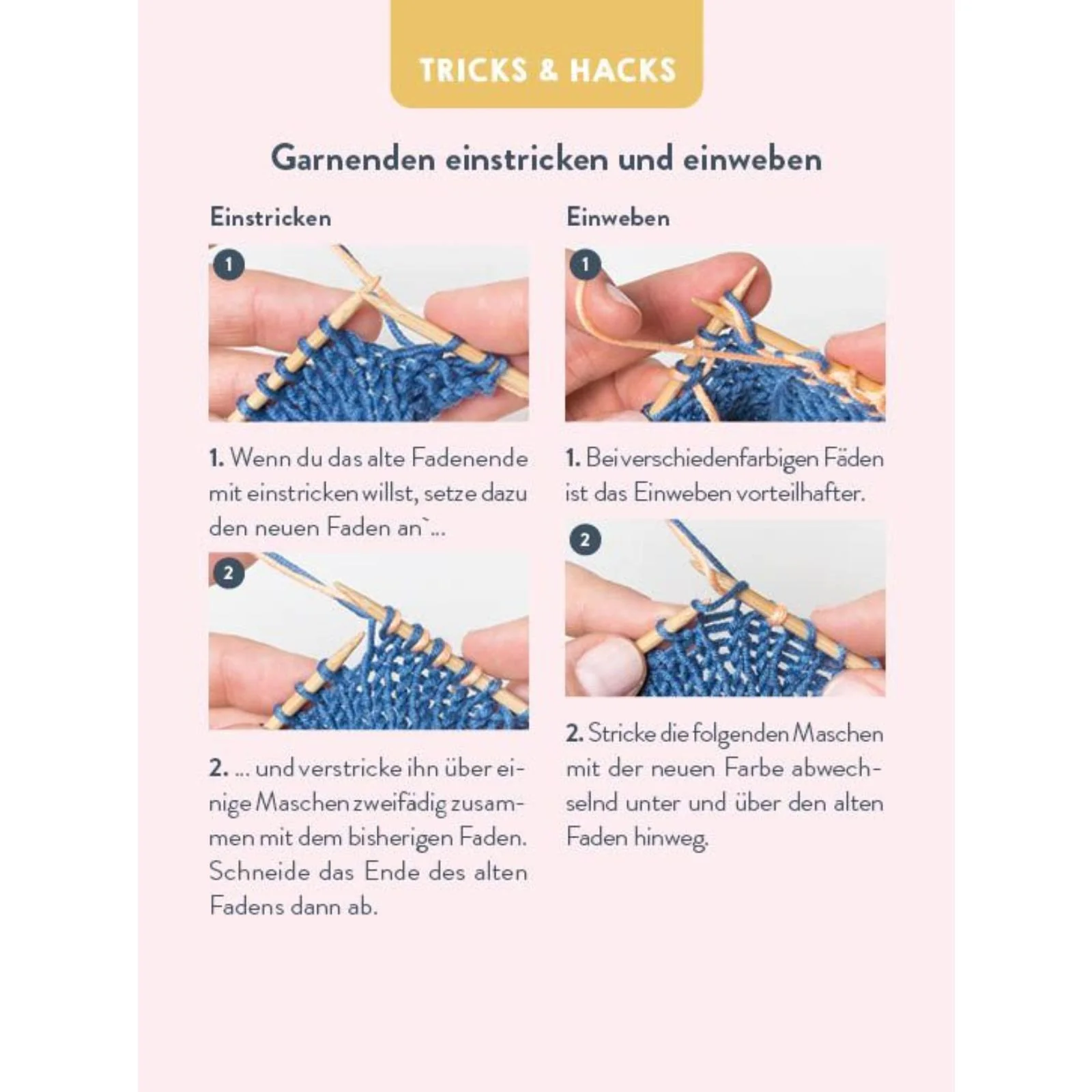 55 x stricken – Profi-Hacks und Tricks | Dein Kartenset von @maschenfein - Image 7