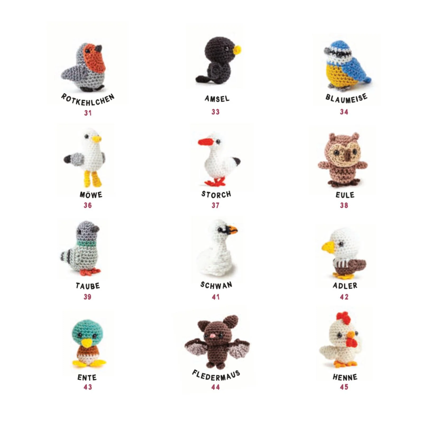 Mini-Amigurumis – Süße Vögelchen (DE) - Image 5