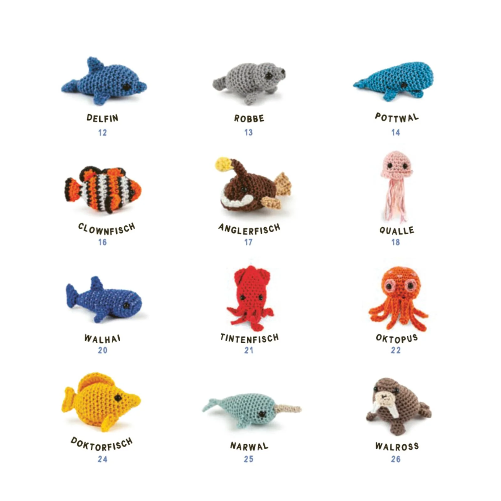Mini-Amigurumis – süße Meeresbewohner (DE) - Image 5