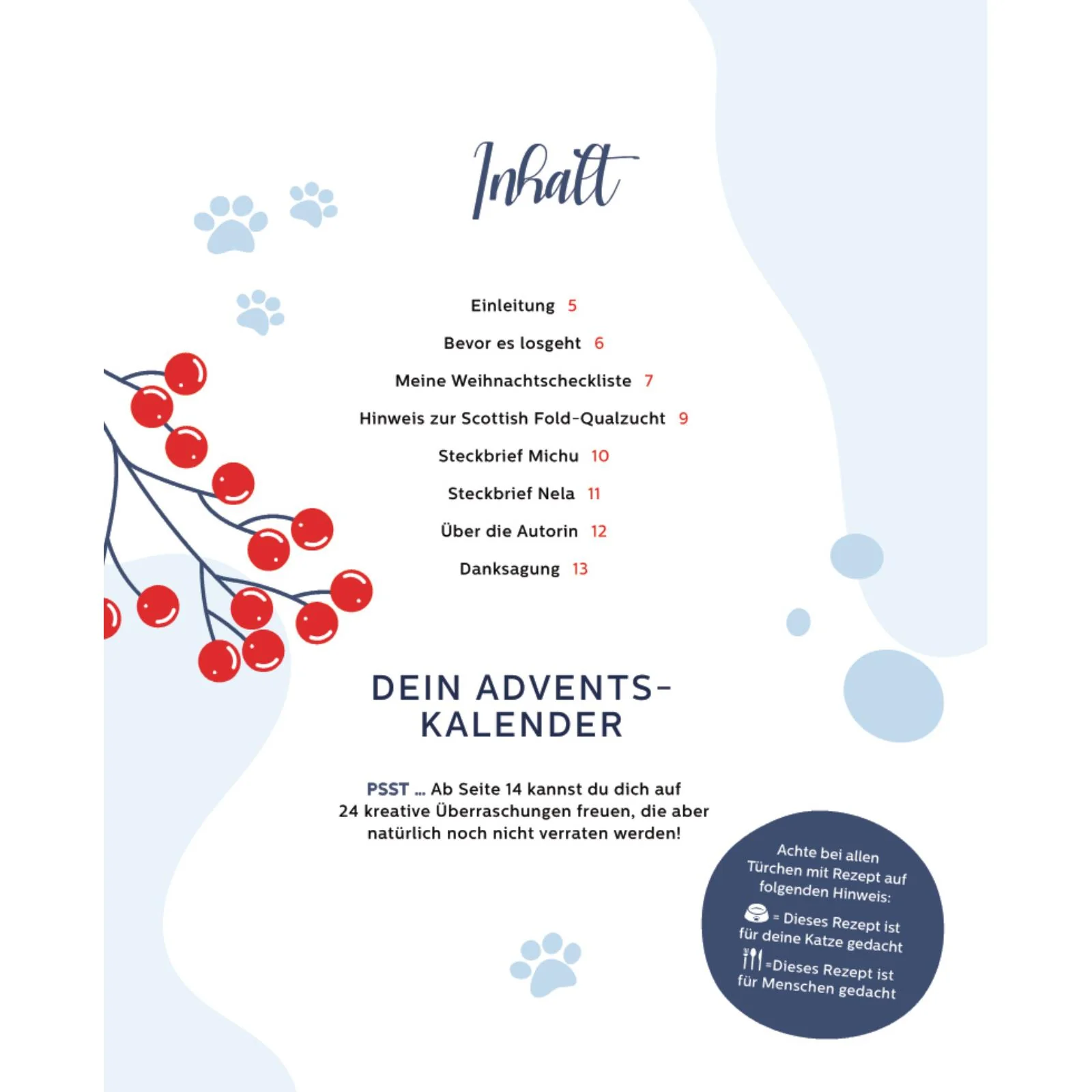 Mein Adventskalender-Buch: Fröhliche Miaunachten - Image 4
