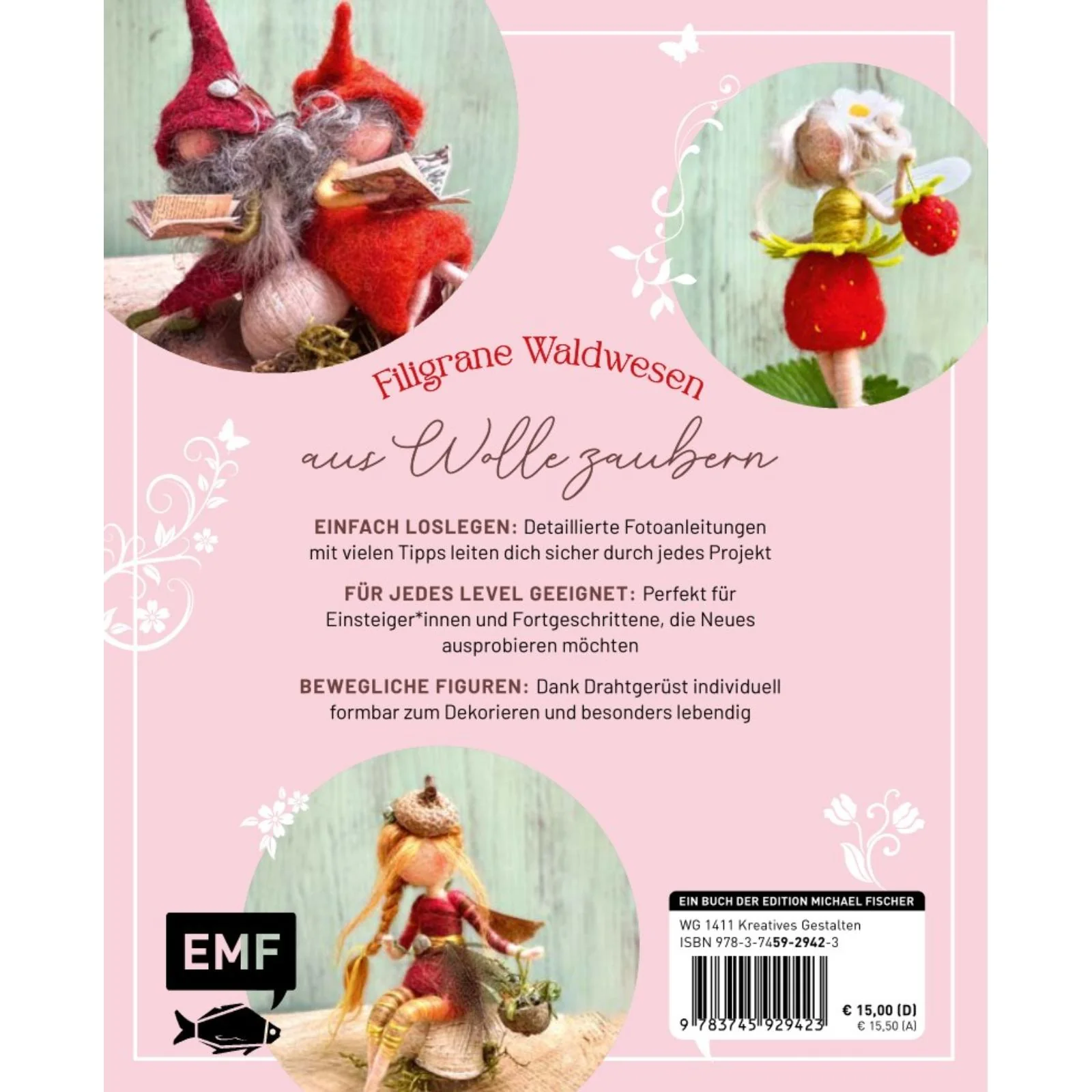 Zauberhaft gefilzt: Weihnachts-Wichtel, Elfen & Co. ganz einfach aus Märchenwolle filzen - Image 13