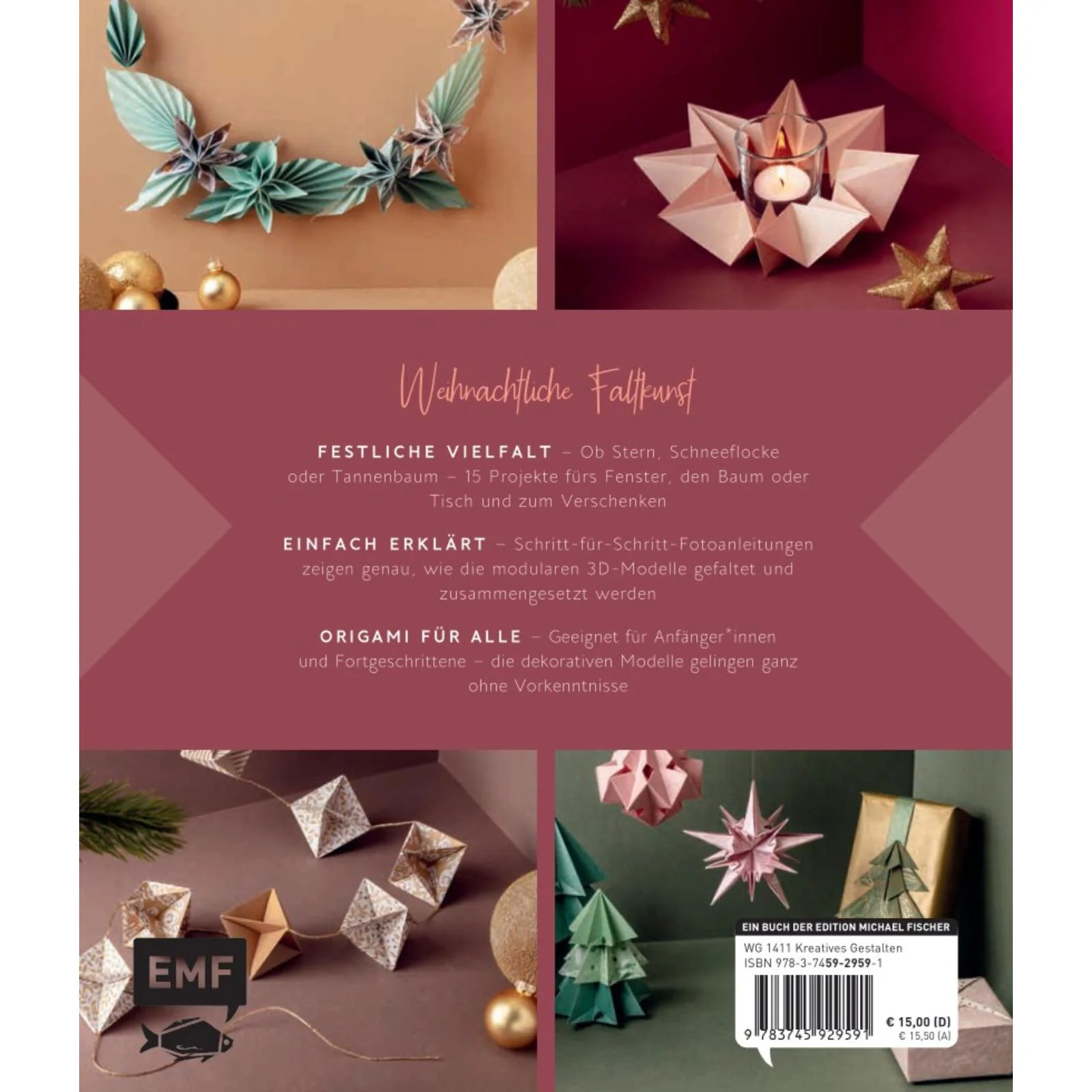 Modulare Origami: Weihnachtszauber – Faltprojekte zum Stecken & Staunen aus Papier - Image 14