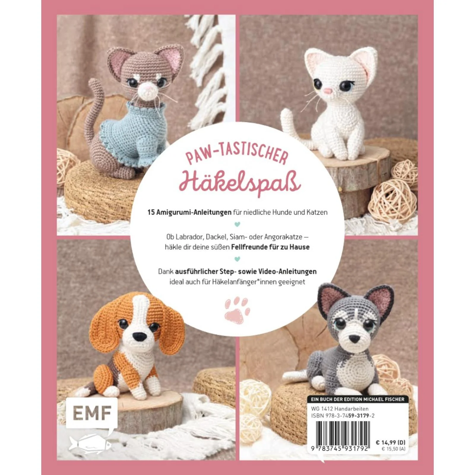 Süße Pfötchen – Hunde und Katzen als Amigurumis häkeln - Image 16