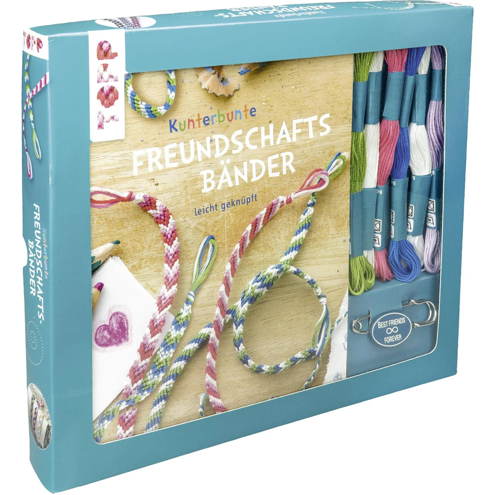 Kreativ-Set Kunterbunte Freundschaftsbänder (DE) - Image 2