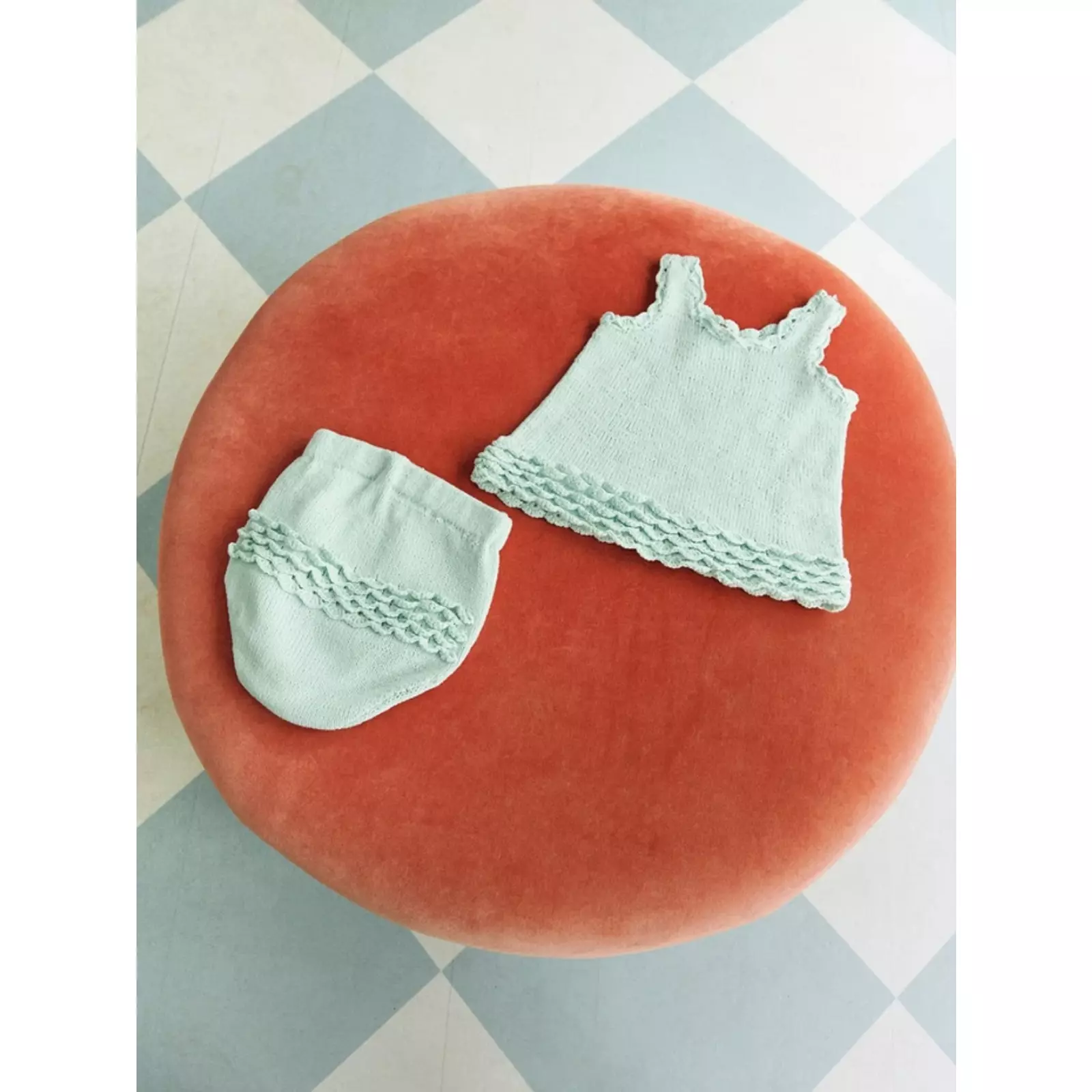 Sandnes Anleitungsheft 2603 Nr. 7 Rosette Top & Pants & Windelhose Baby - Image 4