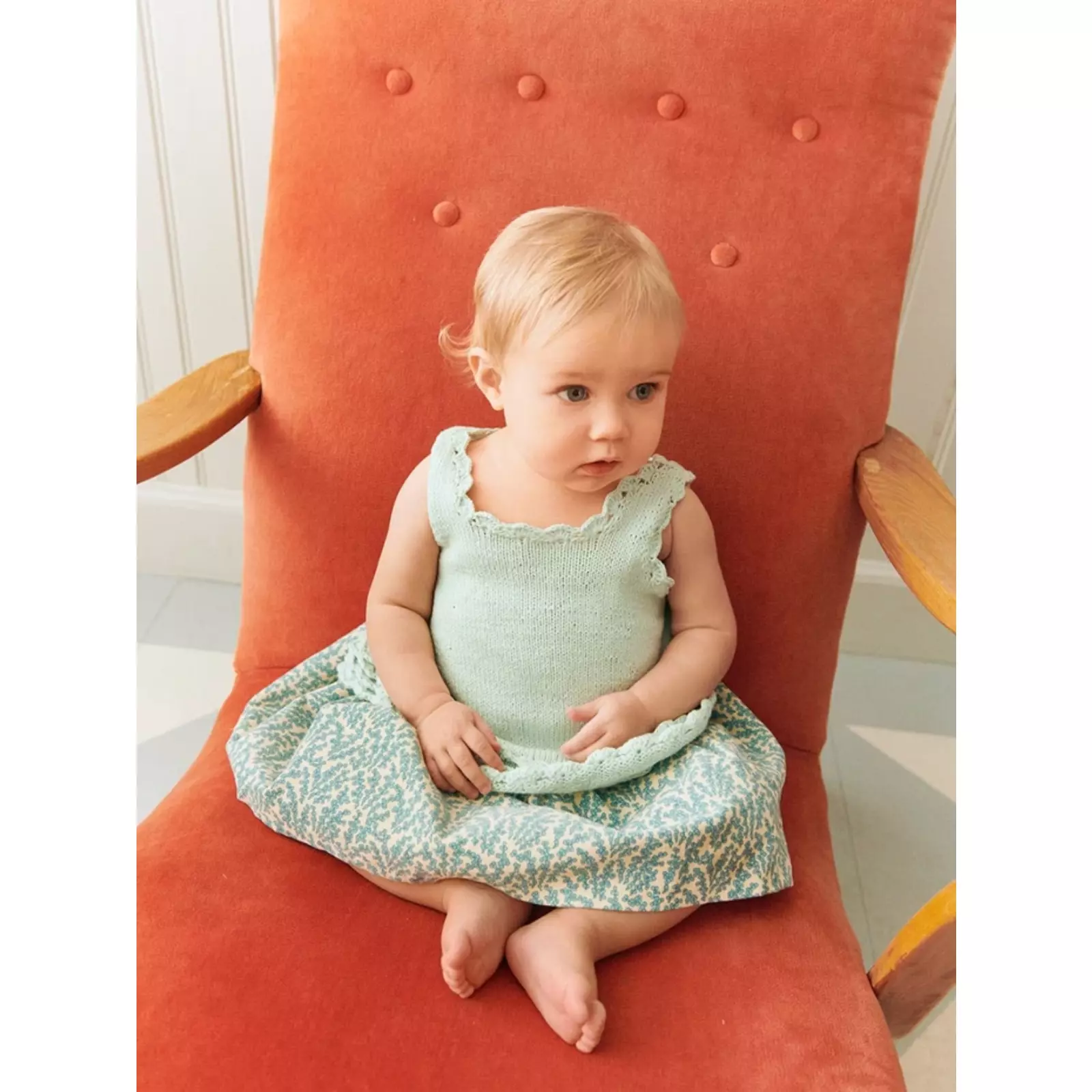 Sandnes Anleitungsheft 2603 Nr. 7 Rosette Top & Pants & Windelhose Baby - Image 8